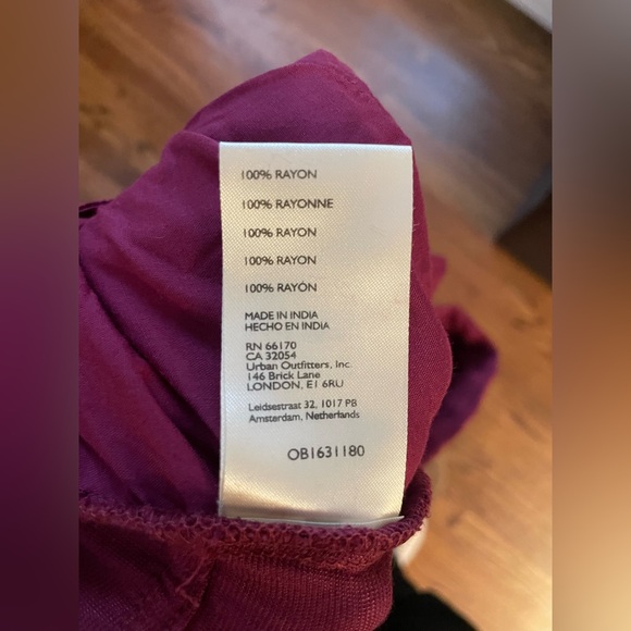 Free People x Anna Sui Rose Garden Velvet Wide Leg Pants Size 6 🌹 - Picture 5 of 6